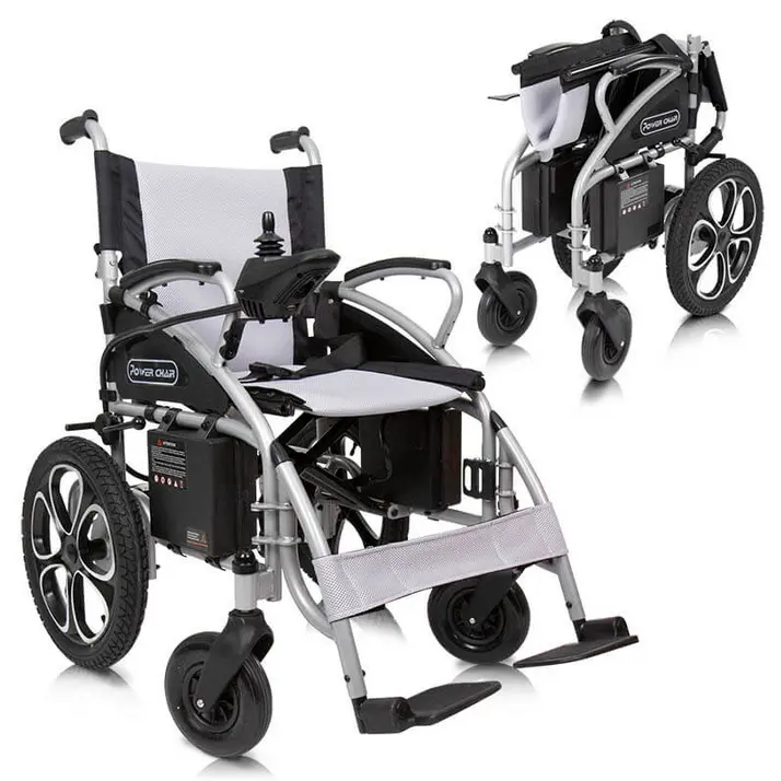 Compact Power Wheelchair - Foldable Long Range Transport Aid.webp