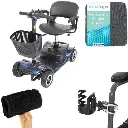 blue 4 Wheel Scooter Bundle.webp