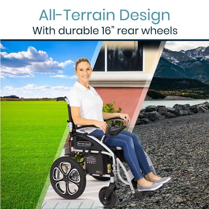 Compact Power Wheelchair - Foldable Long Range Transport Aid4.webp