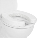 TOILET SEAT CUSHION, SUCTION CUP BASE, WHITE