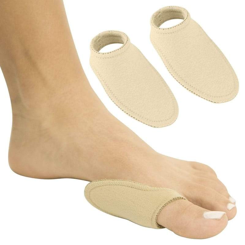 BUNION PROTECTOR, FABRIC LINED GEL, WASHABLE, 4 PC