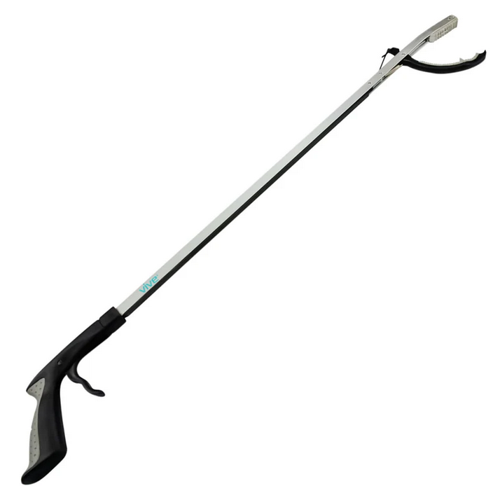 32" FOLDING REACHER GRABBER W/4" ROTATING CLAW, 2 PK