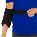 STABILIZING ELBOW BRACE, 2 REMOVABLE SPLINTS, 3 STRAPS W/SLEEVE